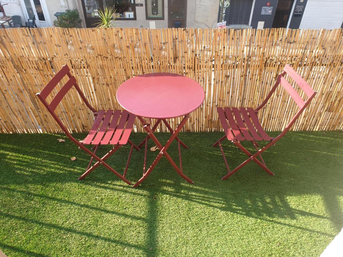 Studio Tout Confort Centre Ville - Balcon, Clim, Tv, Wifi Mazan Luaran gambar